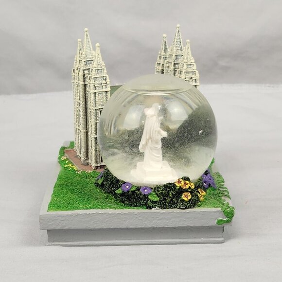 Temple Square Salt Lake City Ut Snow Globe Waterball Vintage Collectable Christ - Picture 5 of 10